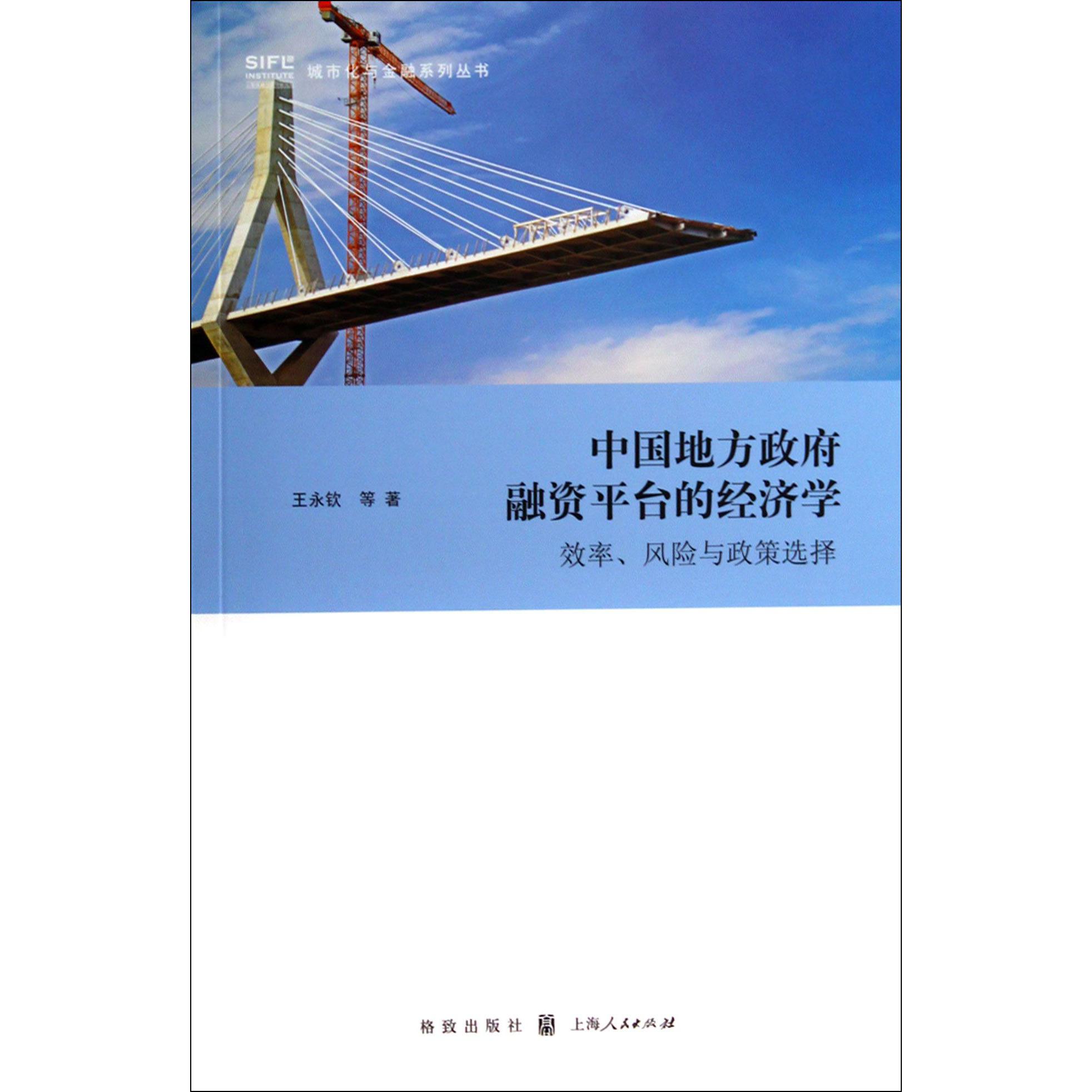 中国地方政府融资平台的经济学(效率风险与政策选择)/城市化与金融系列丛书