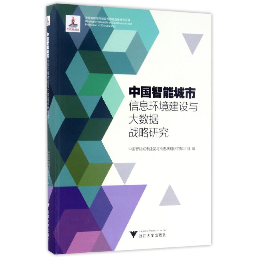 中国智能城市信息环境建设与大数据战略研究/中国智能城市建设与推进战略研究丛书