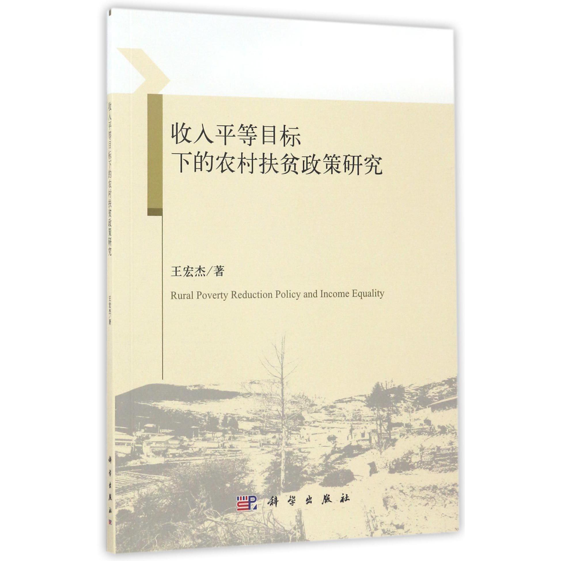 收入平等目标下的农村扶贫政策研究