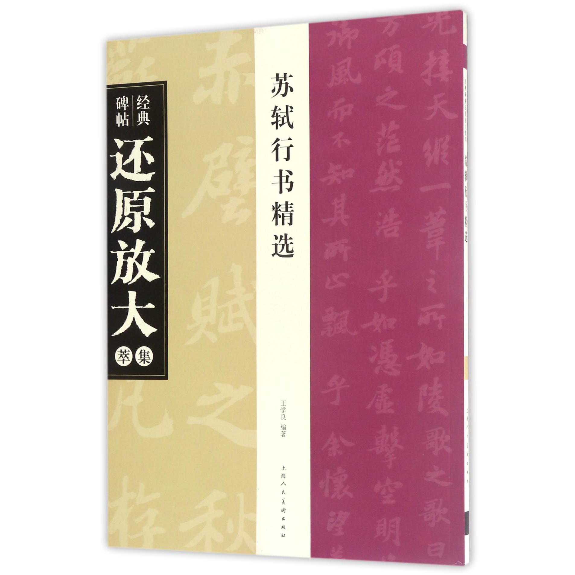 苏轼行书精选/经典碑帖还原放大集萃
