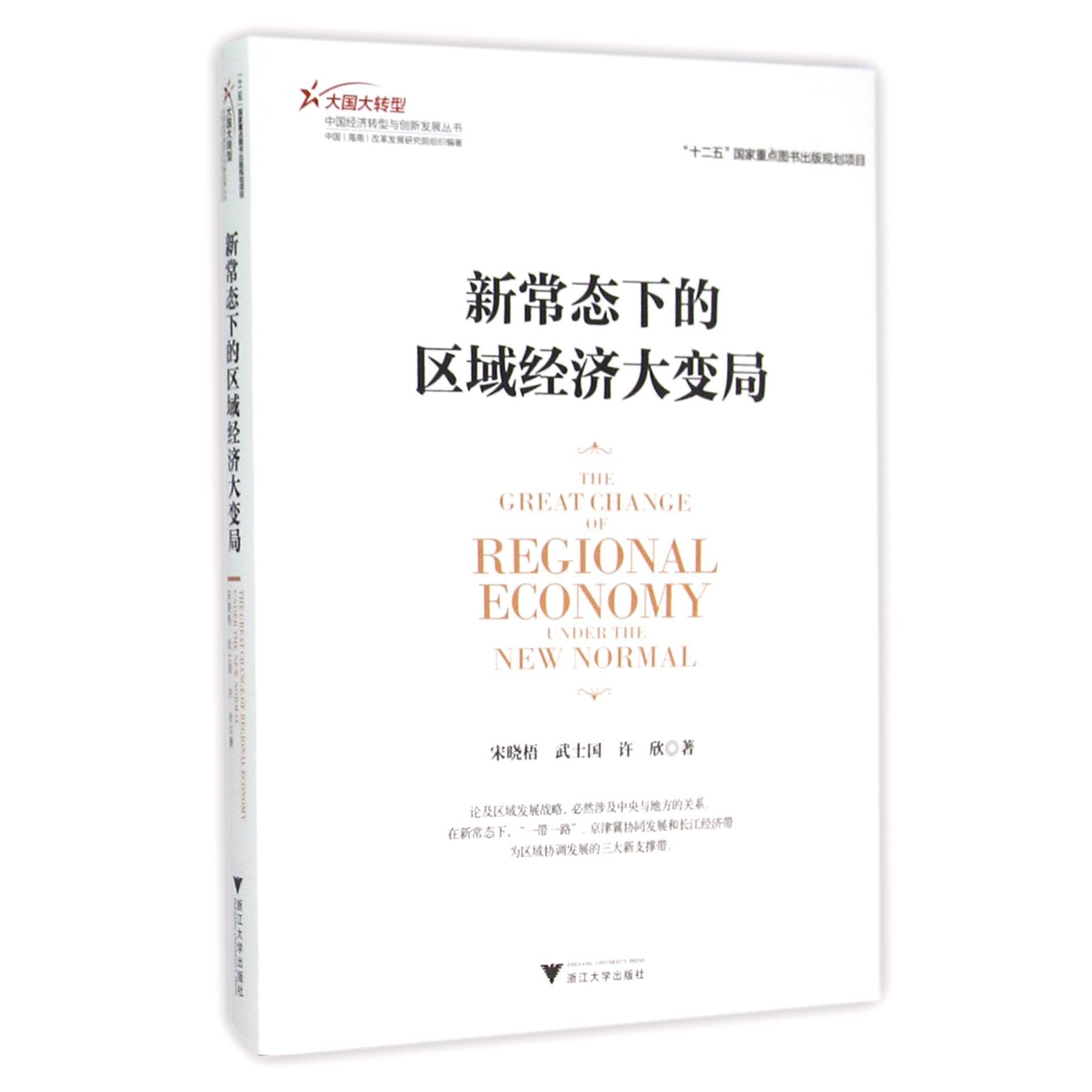 新常态下的区域经济大变局/大国大转型中国经济转型与创新发展丛书