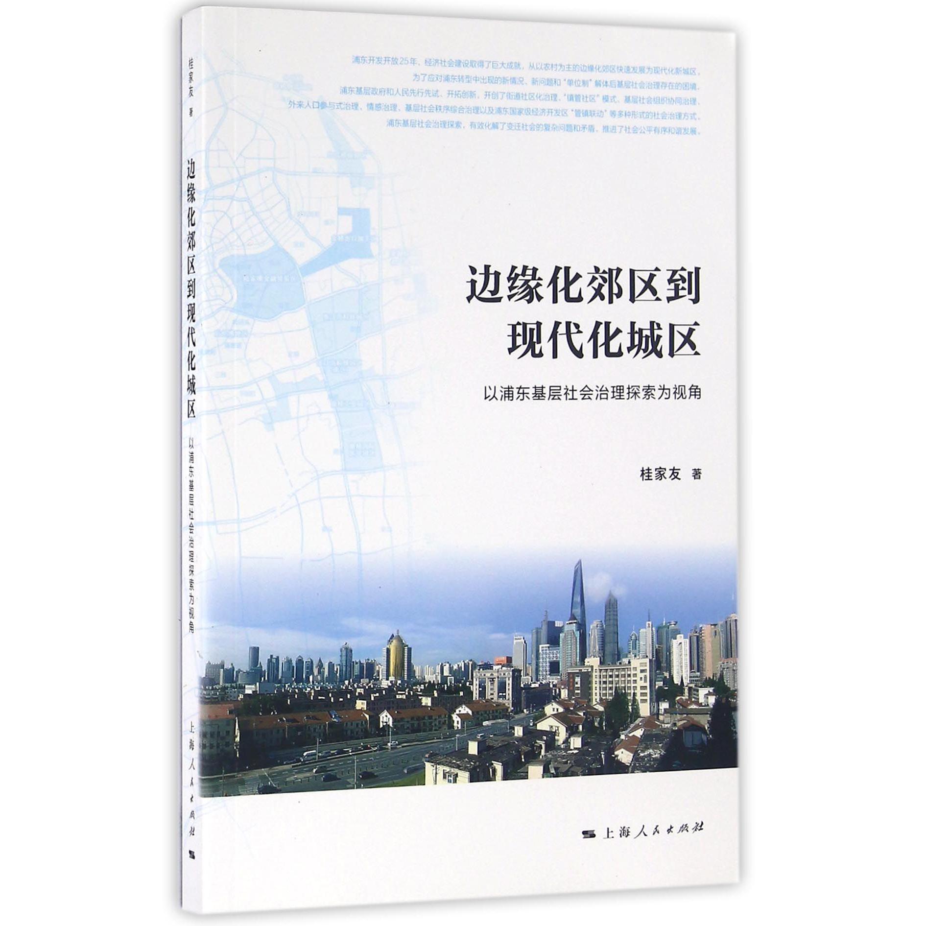 边缘化郊区到现代化城区(以浦东基层社会治理探索为视角)