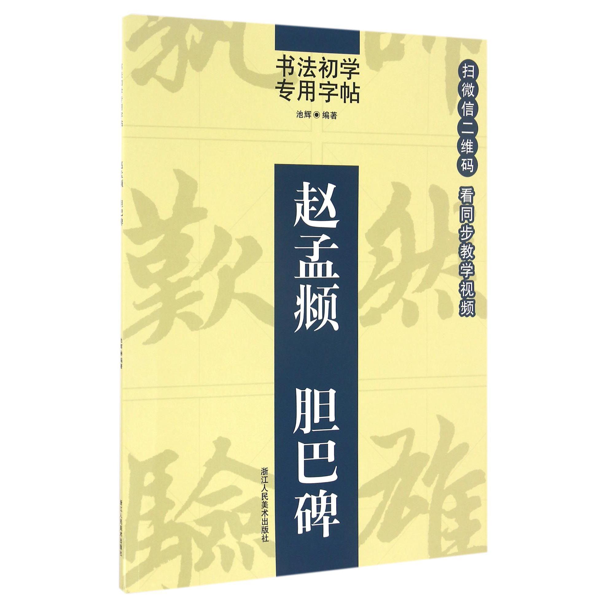赵孟頫胆巴碑/书法初学专用字帖