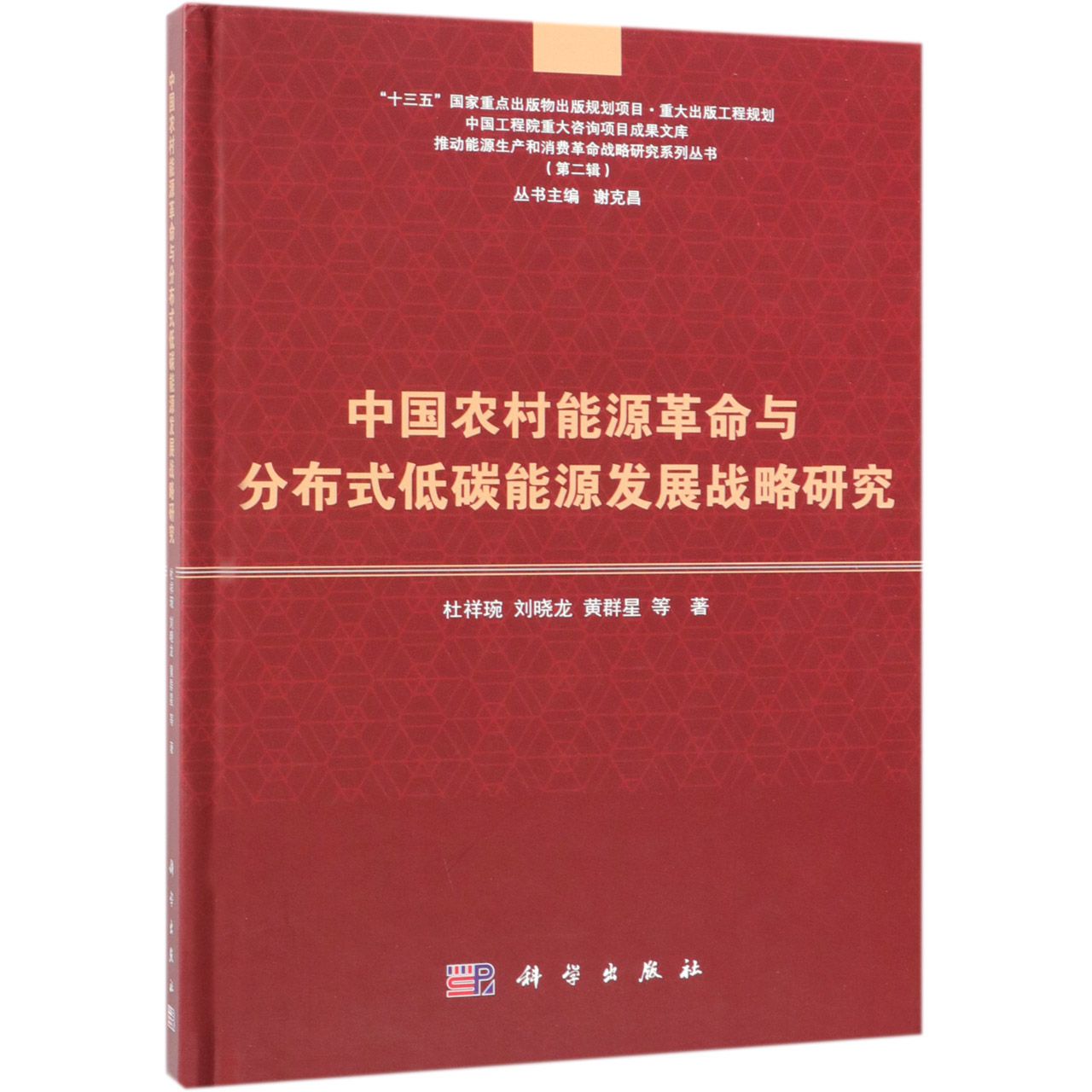 中国农村能源革命与分布式低碳能源发展战略研究(精)/推动能源生产和消费革命战略研究 