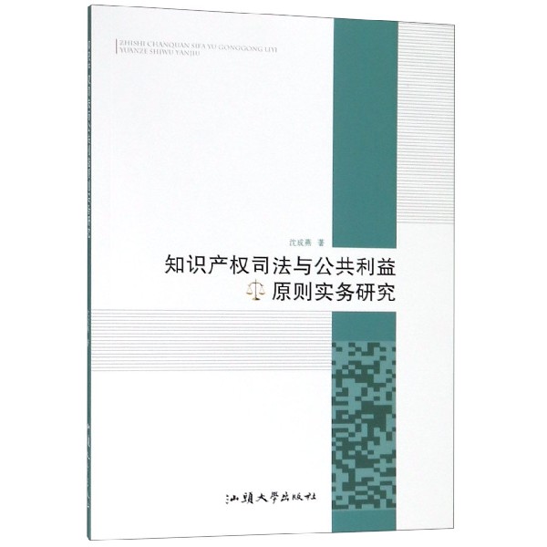 知识产权司法与公共利益原则实务研究