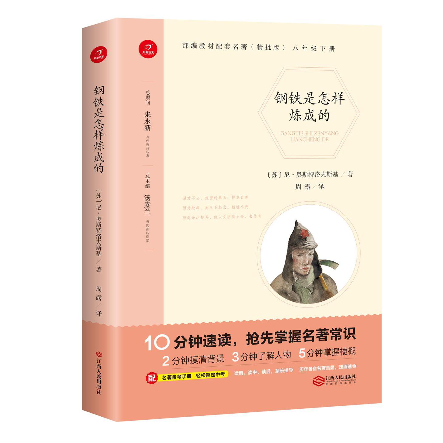 钢铁是怎样炼成的(8下精批版)/部编教材配套名著