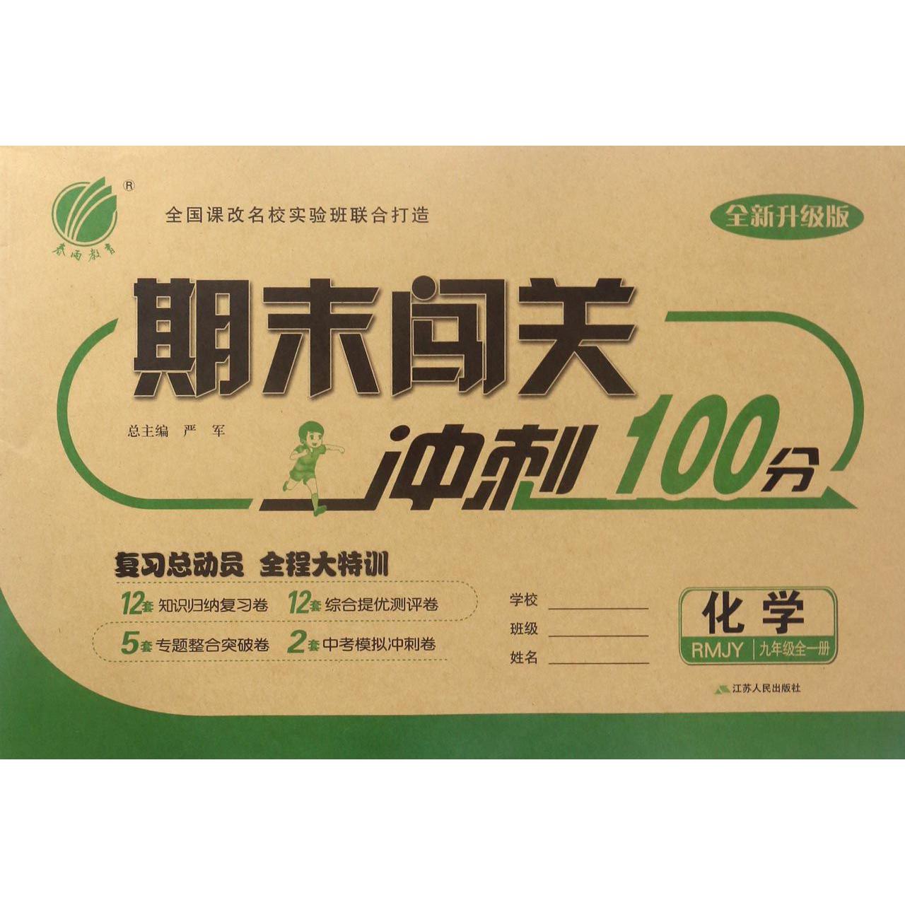 化学(9年级全1册RMJY全新升级版)/期末闯关冲刺100分