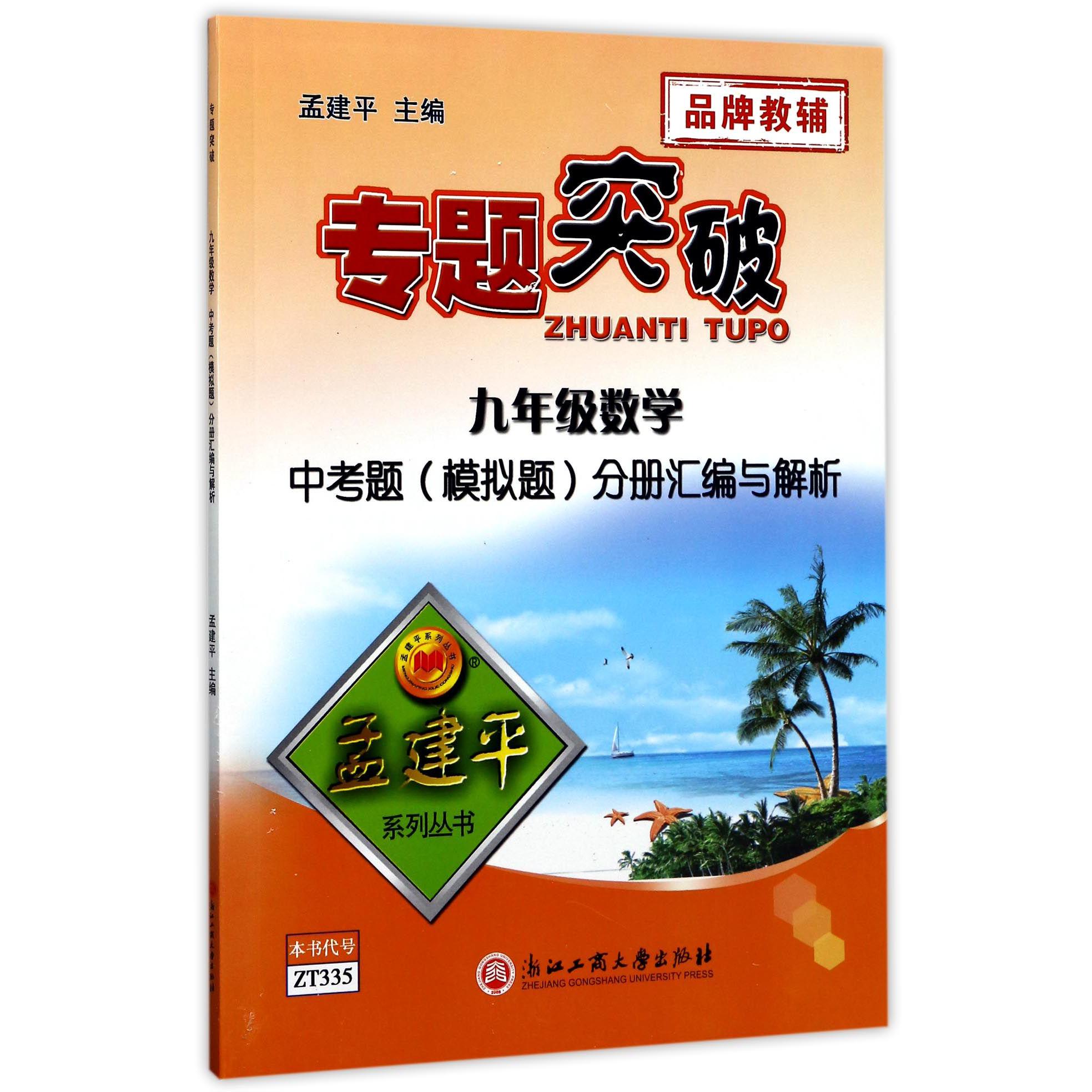 九年级数学中考题分册汇编与解析/专题突破