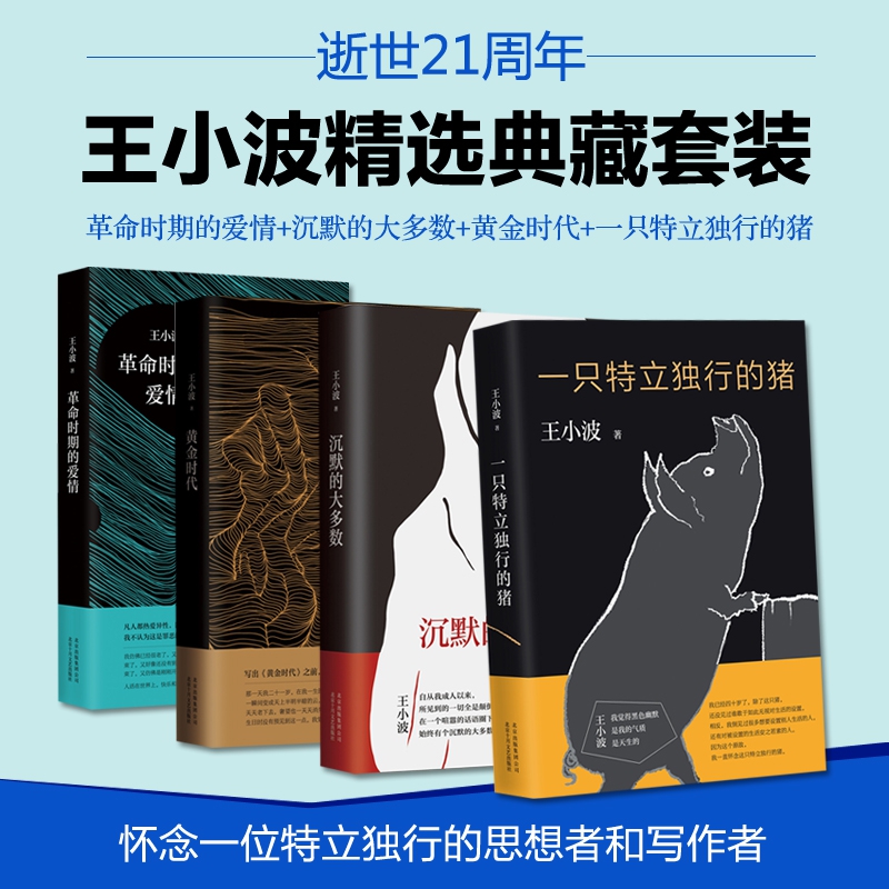 王小波经典作品系列 套装(共四册)