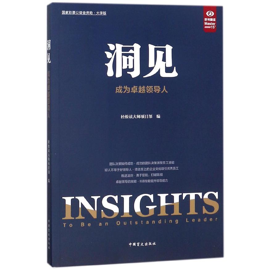 洞见(成为卓越领导人大字版)