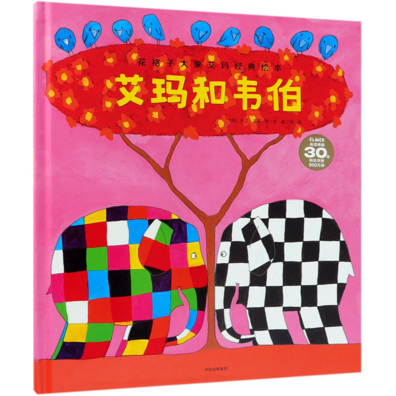 艾玛和韦伯(精)/花格子大象艾玛经典绘本