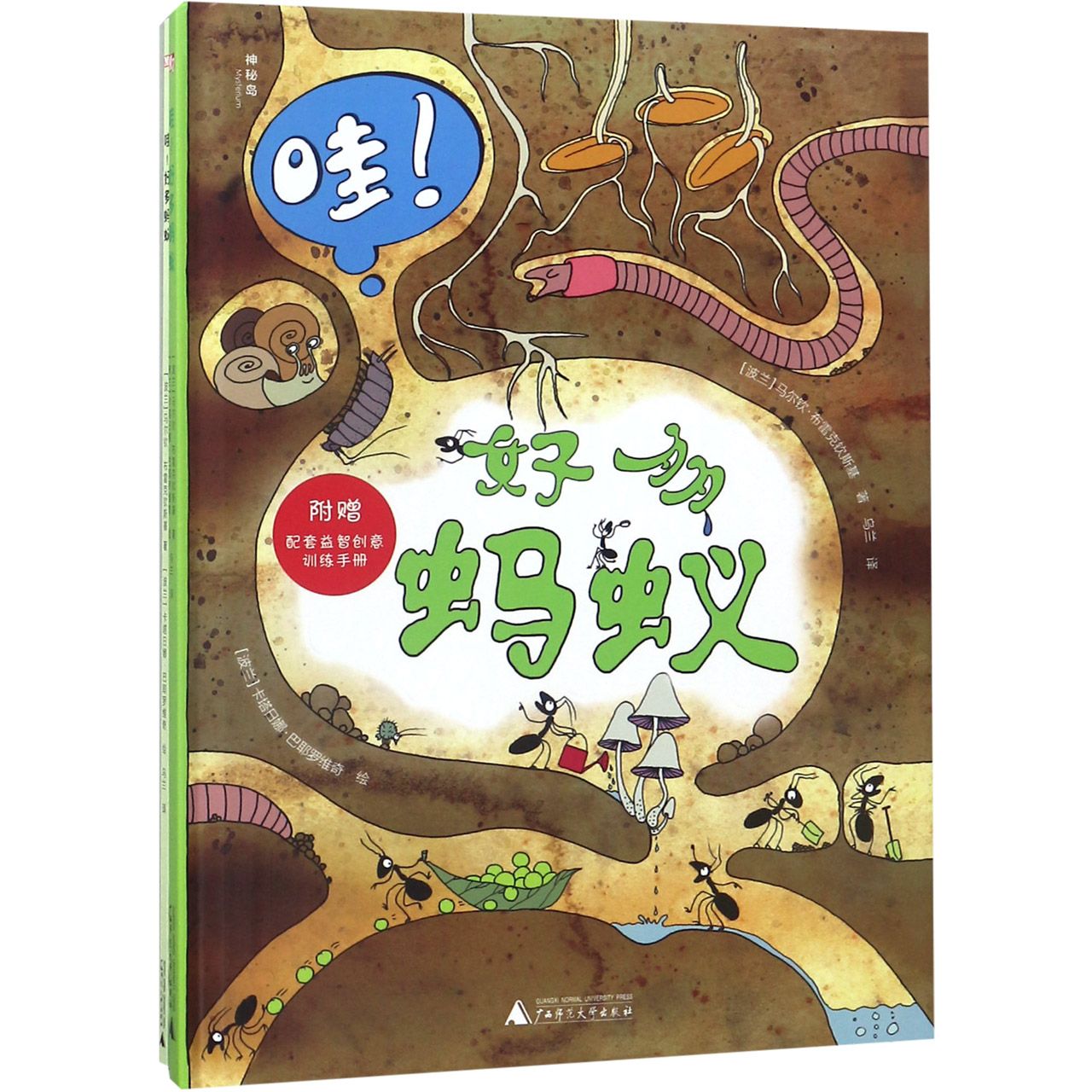 哇好多蚂蚁(附益智创意训练手册)(精)