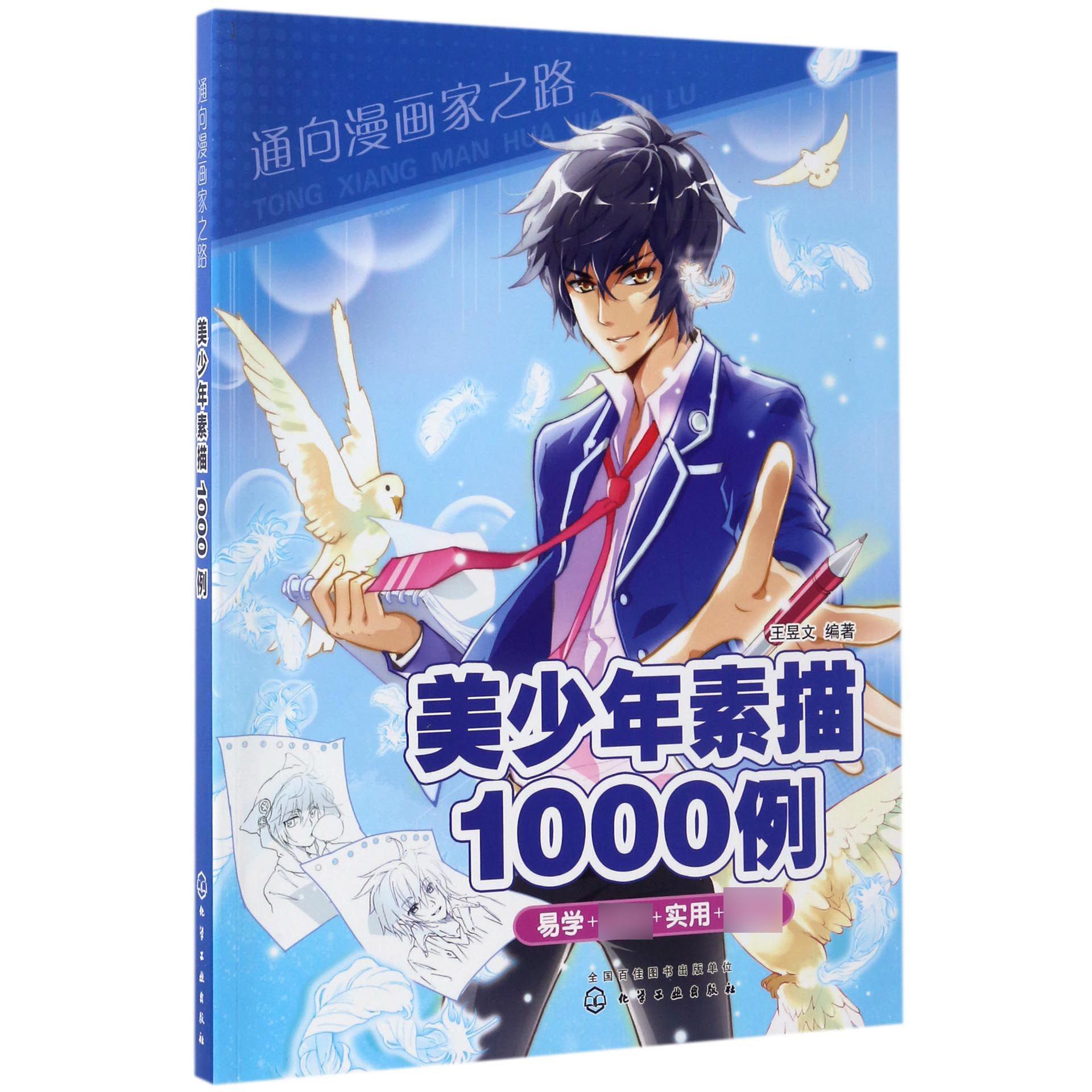 美少年素描1000例/通向漫画家之路