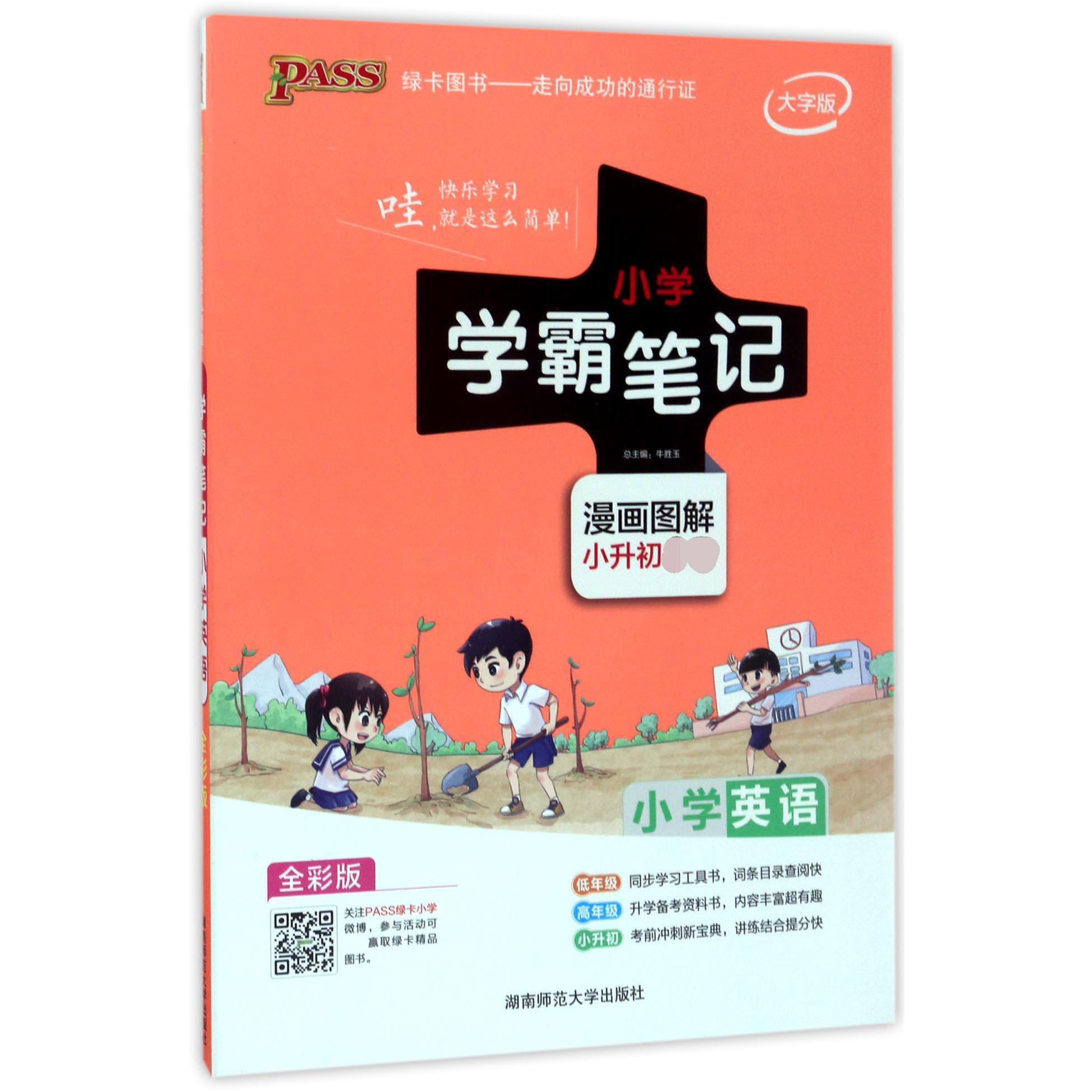 小学英语(漫画图解小升初全彩版大字版)/小学学霸笔记