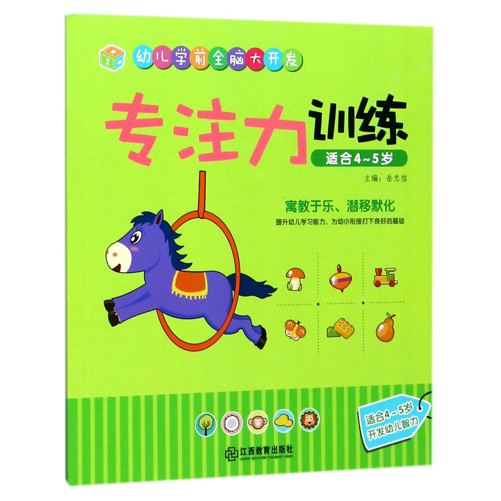 专注力训练(适合4-5岁)/幼儿学前全脑大开发