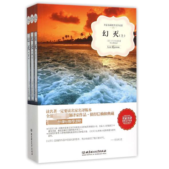 幻灭(上中下)/名家名译世界文学名著
