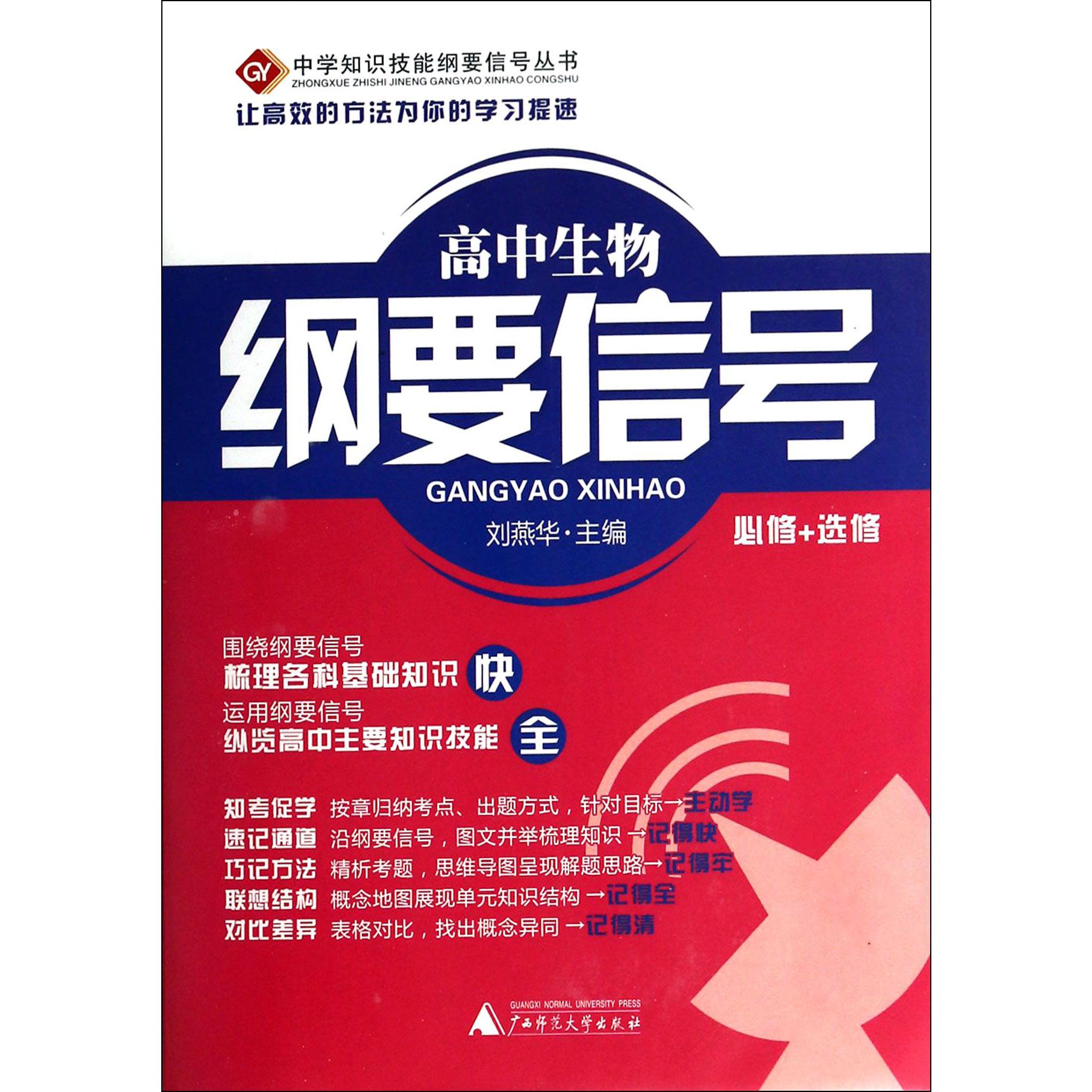 高中生物纲要信号(必修+选修)/中学知识技能纲要信号丛书