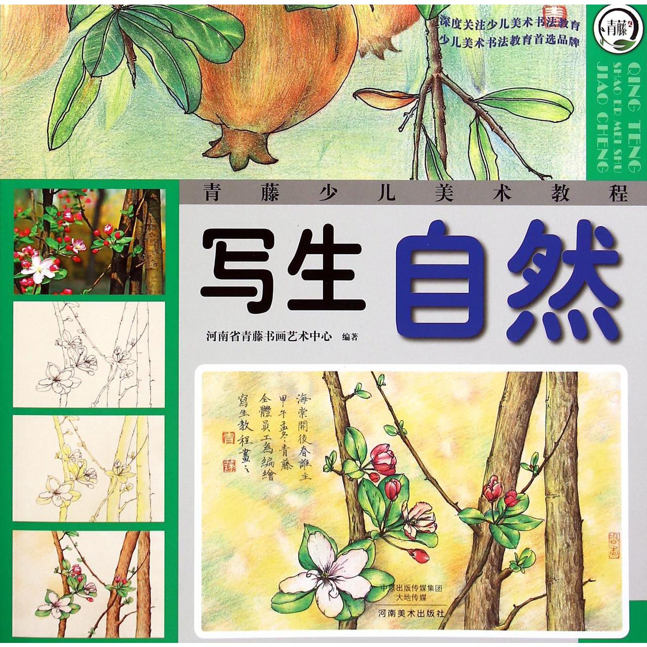 写生自然(青藤少儿美术教程)