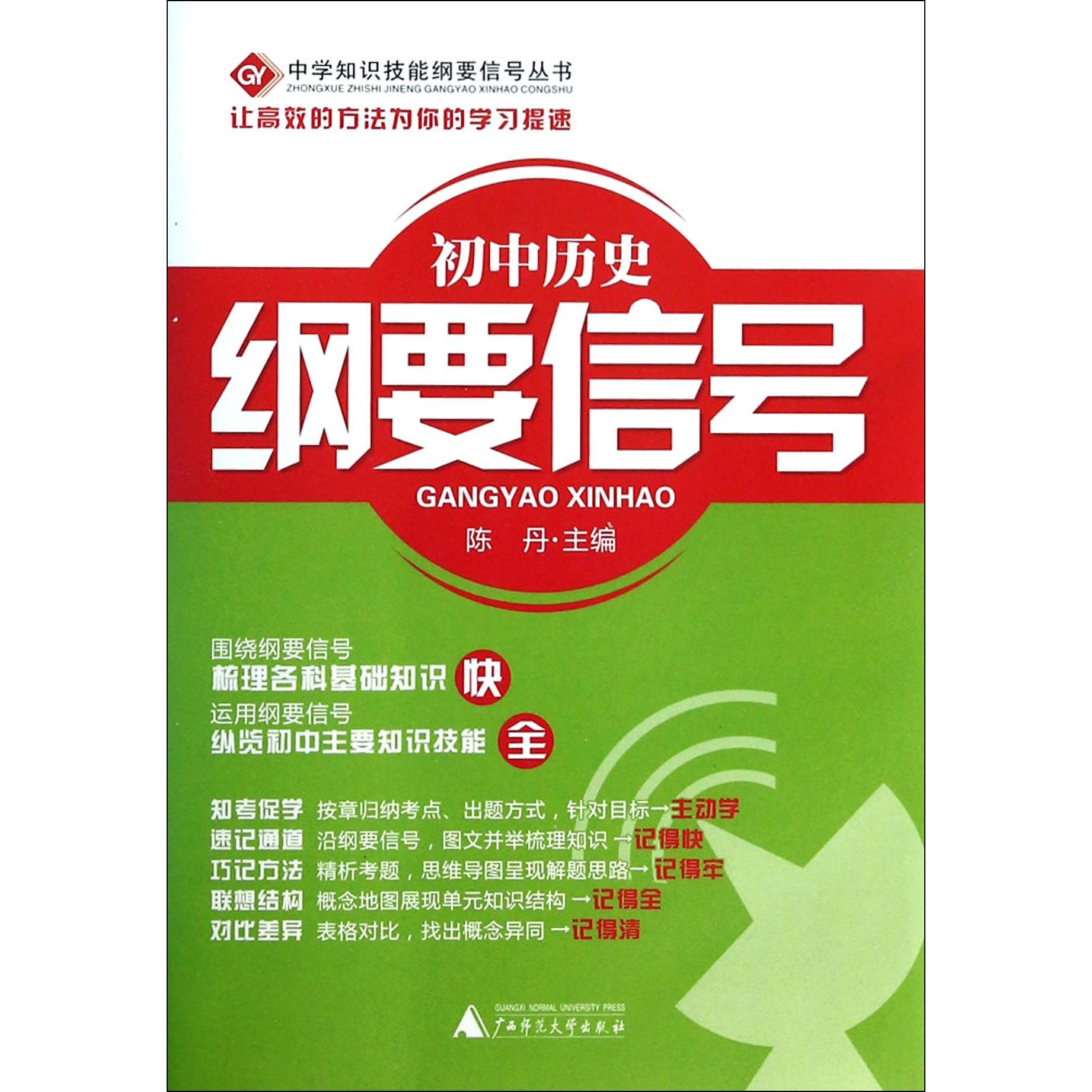 初中历史纲要信号/中学知识技能纲要信号丛书