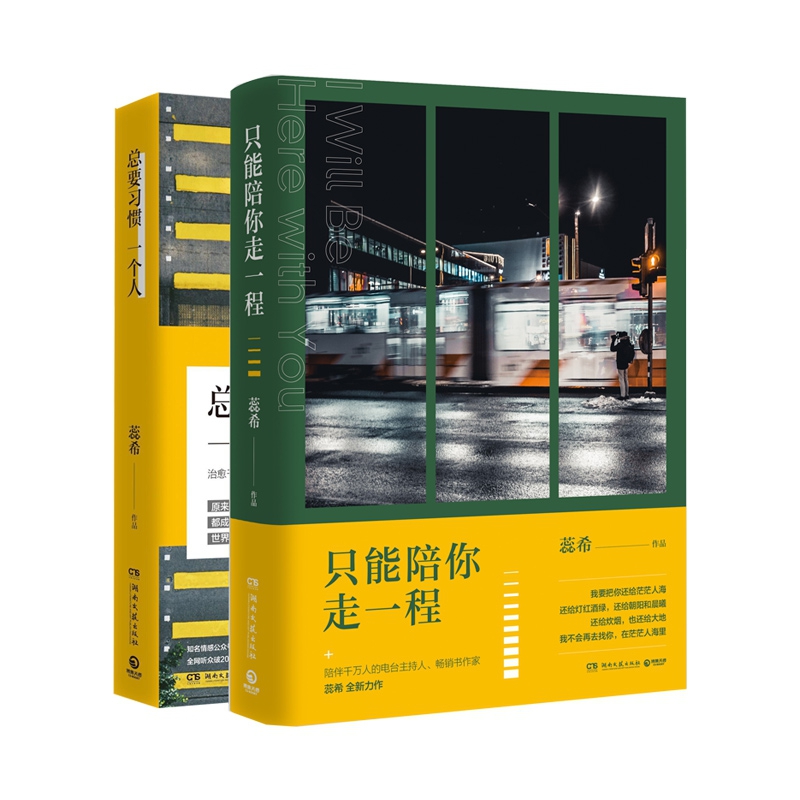 总要习惯一个人&只能陪你走一程 共2册