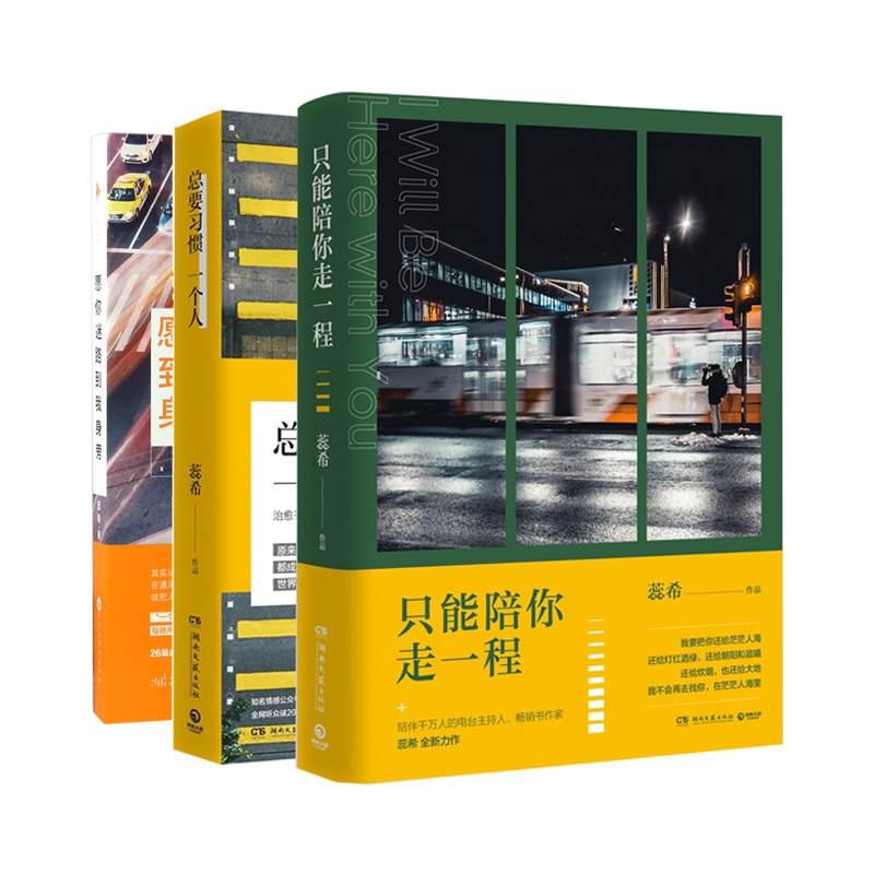 只能陪你走一程&总要习惯一个人&愿你迷路到我身旁 共3册