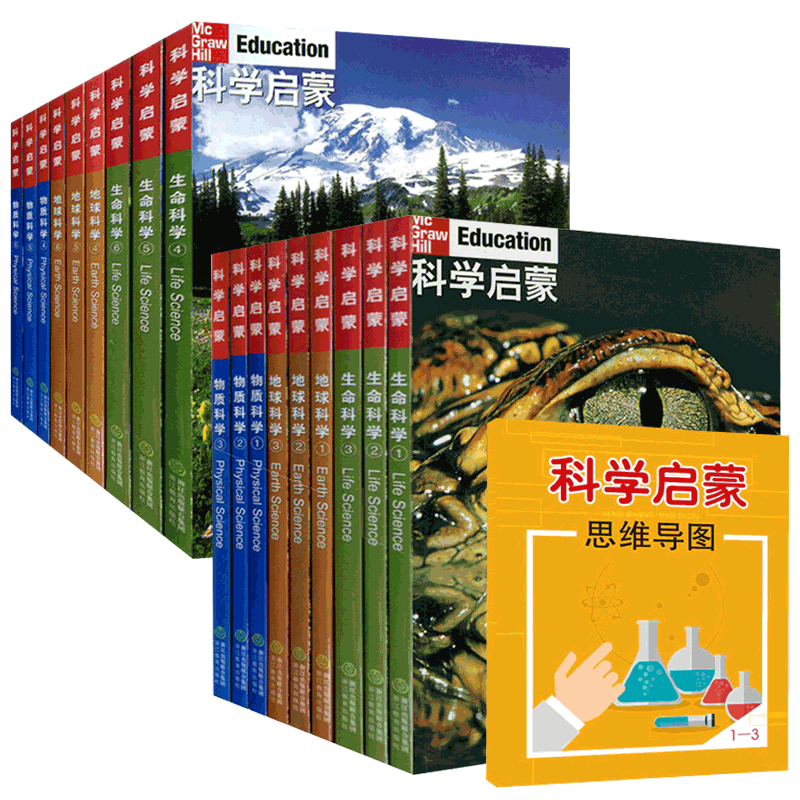  送思维导图 科学启蒙系列 共18册