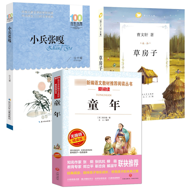 小兵张嘎&童年&草房子 共3册