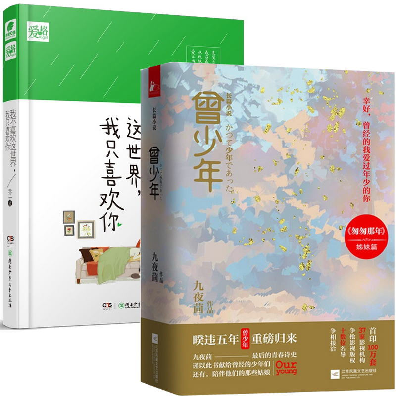 曾少年(上下)+我不喜欢这世界我只喜欢你(精)（共3册）