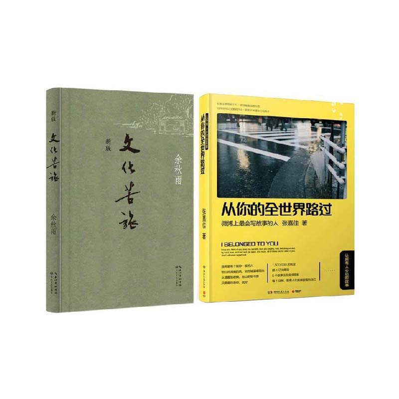 文化苦旅(新版)+从你的全世界路过（共2册）