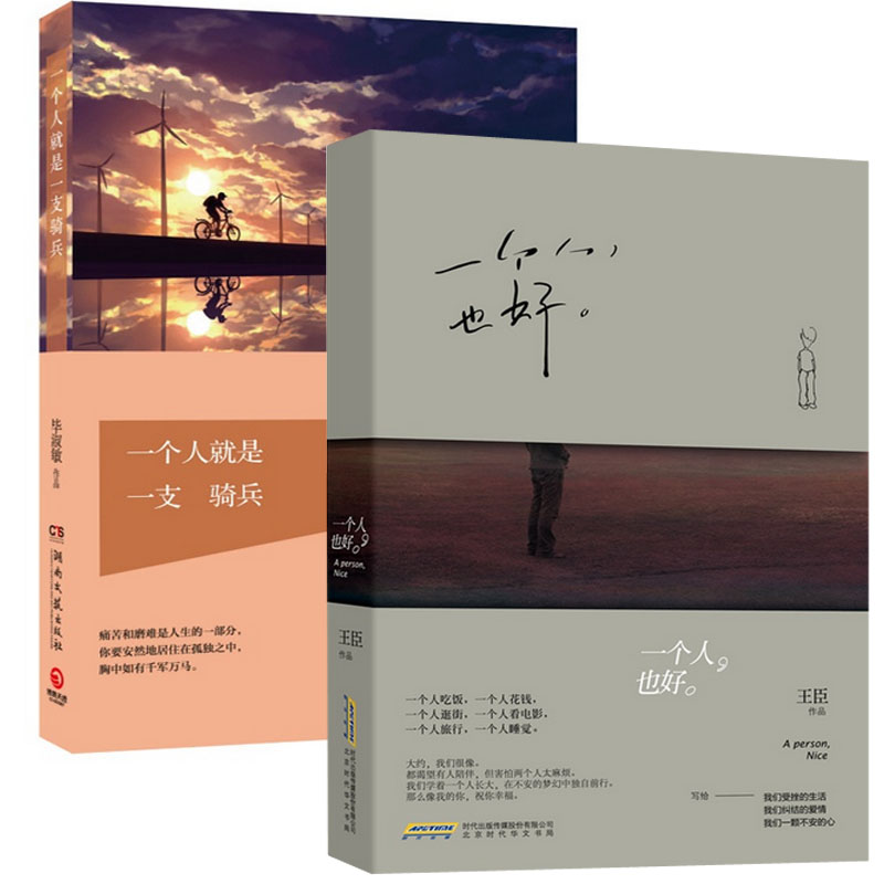 一个人也好+一个人就是一支骑兵（共2册）