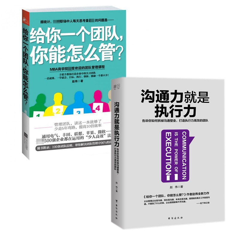 沟通力就是执行力&给你一个团队你能怎么管  共两册