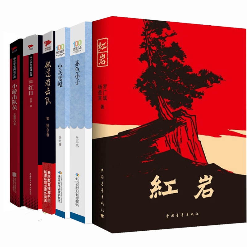 红色经典书目6册