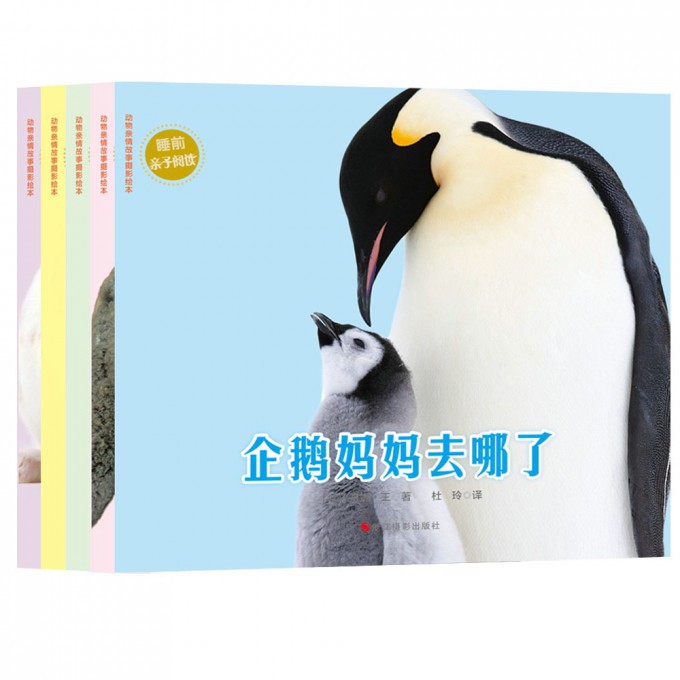 动物亲情故事摄影绘本(共5册)