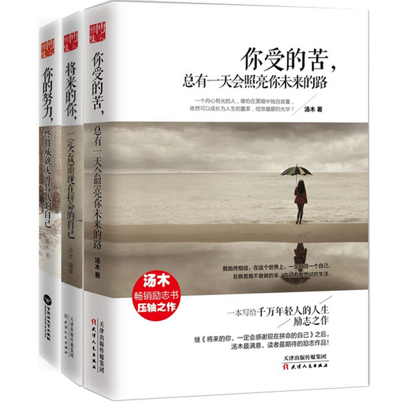 将来的你一定会感谢现在拼命的自己+你的努力终将成就无可替代的自己+你受的苦总有一天会照亮你未来的路（共3册）