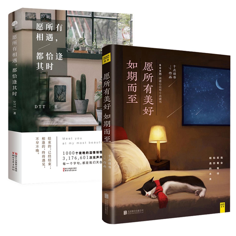 愿所有美好如期而至&愿所有相遇都恰逢其时共2册