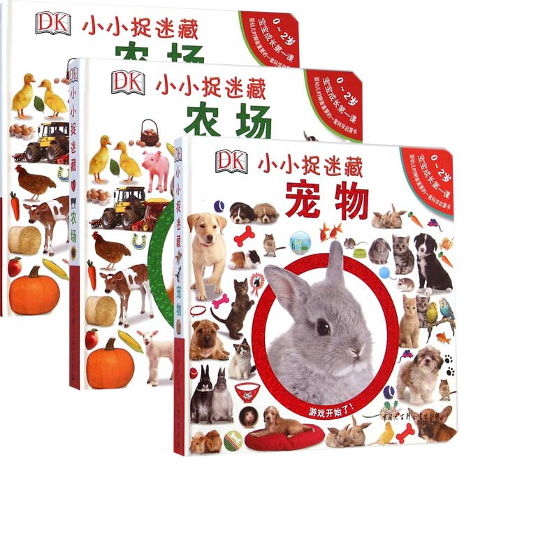 DK小小捉迷藏系列共3册