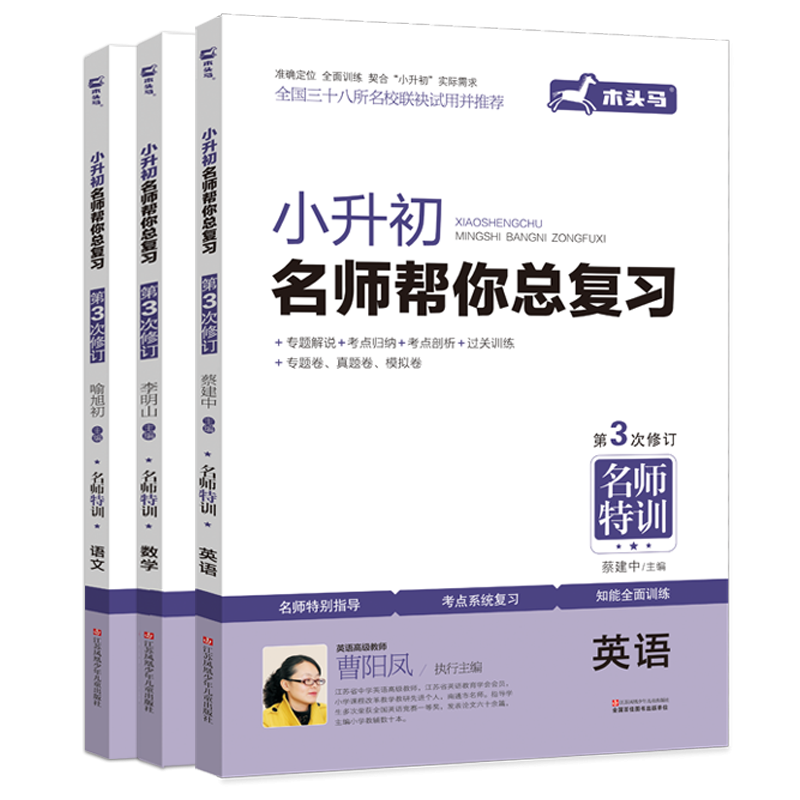 小升初名师帮你总复习语文&数学&英语 共3册