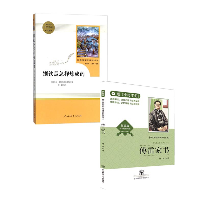 钢铁是怎样炼成的(8下)&傅雷家书 共2册