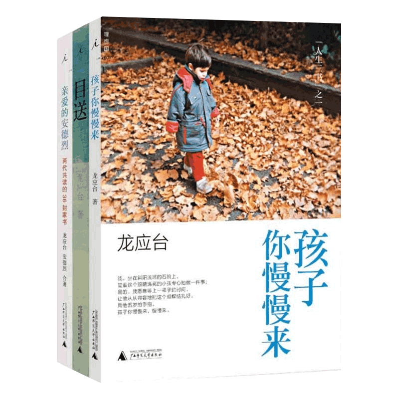 龙应台人生三书：亲爱的安德烈+目送+孩子你慢慢来（共3册）