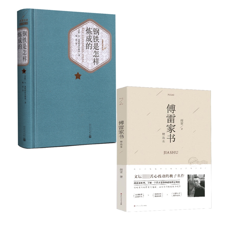 傅雷家书(精选本)&钢铁是怎样炼成的(精) 共2册