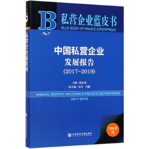 中国私营企业发展报告(2019版2017-2019)/私营企业蓝皮书