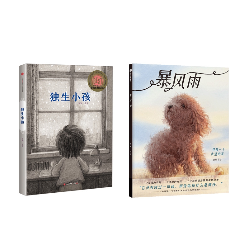 暴风雨(寻找一个永远的家)+独生小孩  共2册