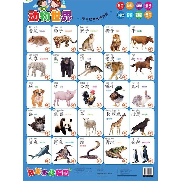 动物世界欢乐农场/幼儿启蒙有声挂图