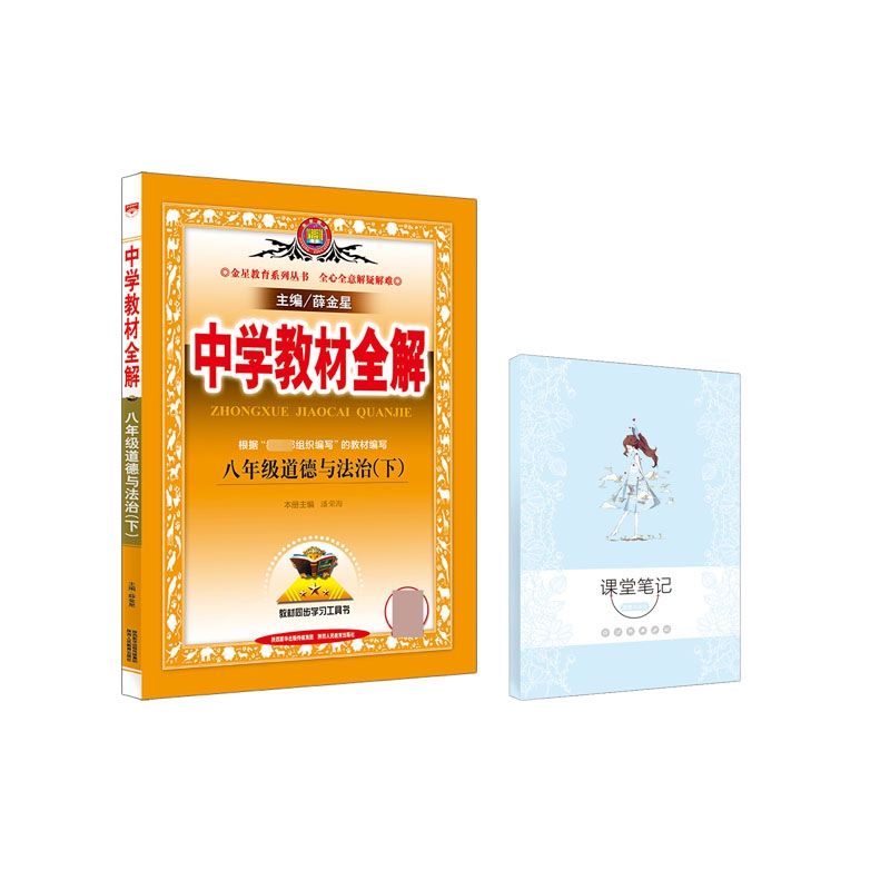 19N教材全解-八年级道德与法治下19x 赠 17N星笔记-课堂笔记-道德与法治