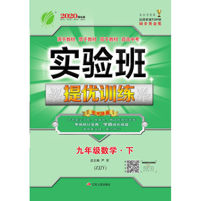 九年级数学(下ZJJY2020强化版)/实验班提优训练