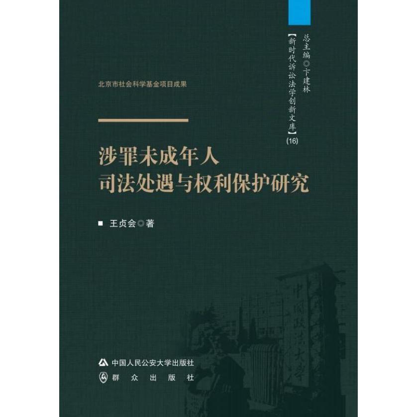 涉罪未成年人司法处遇与权利保护研究/新时代诉讼法学创新文库