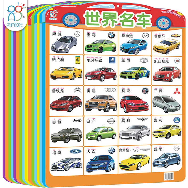 幼儿学前教育挂图大全 （全22张）