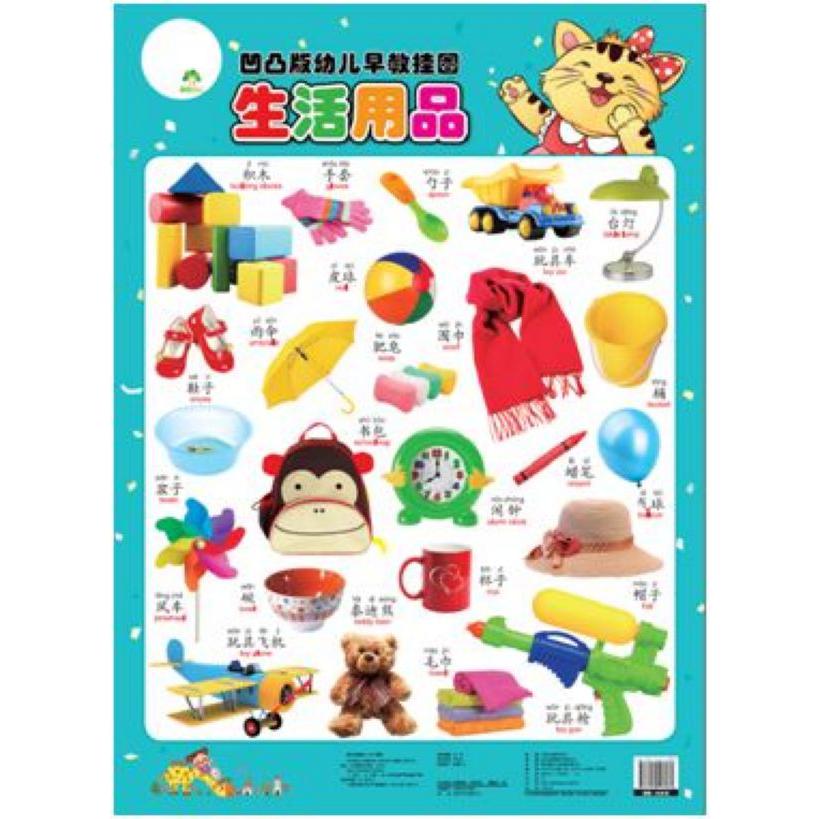 生活用品/凹凸版幼儿早教挂图