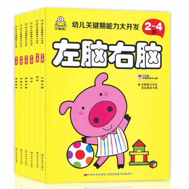 幼儿关键期能力大开发（共6册）