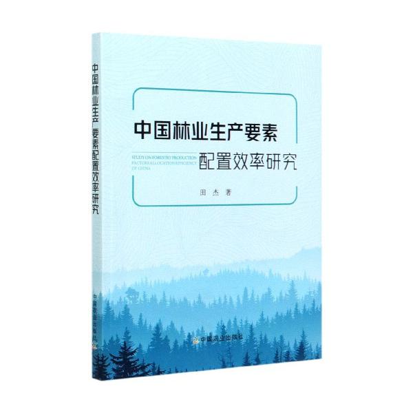 中国林业生产要素配置效率研究